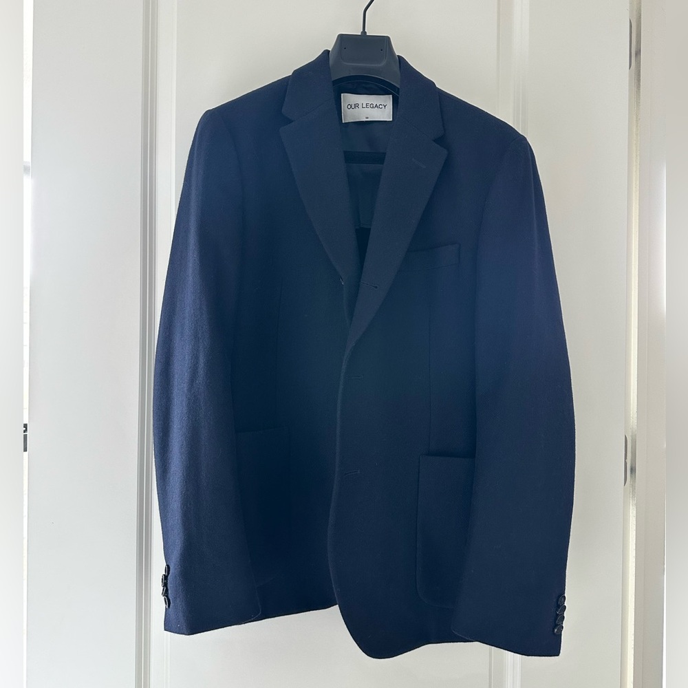 Our Legacy Blazer Rolling 3B Size 50 EU 40 US Navy